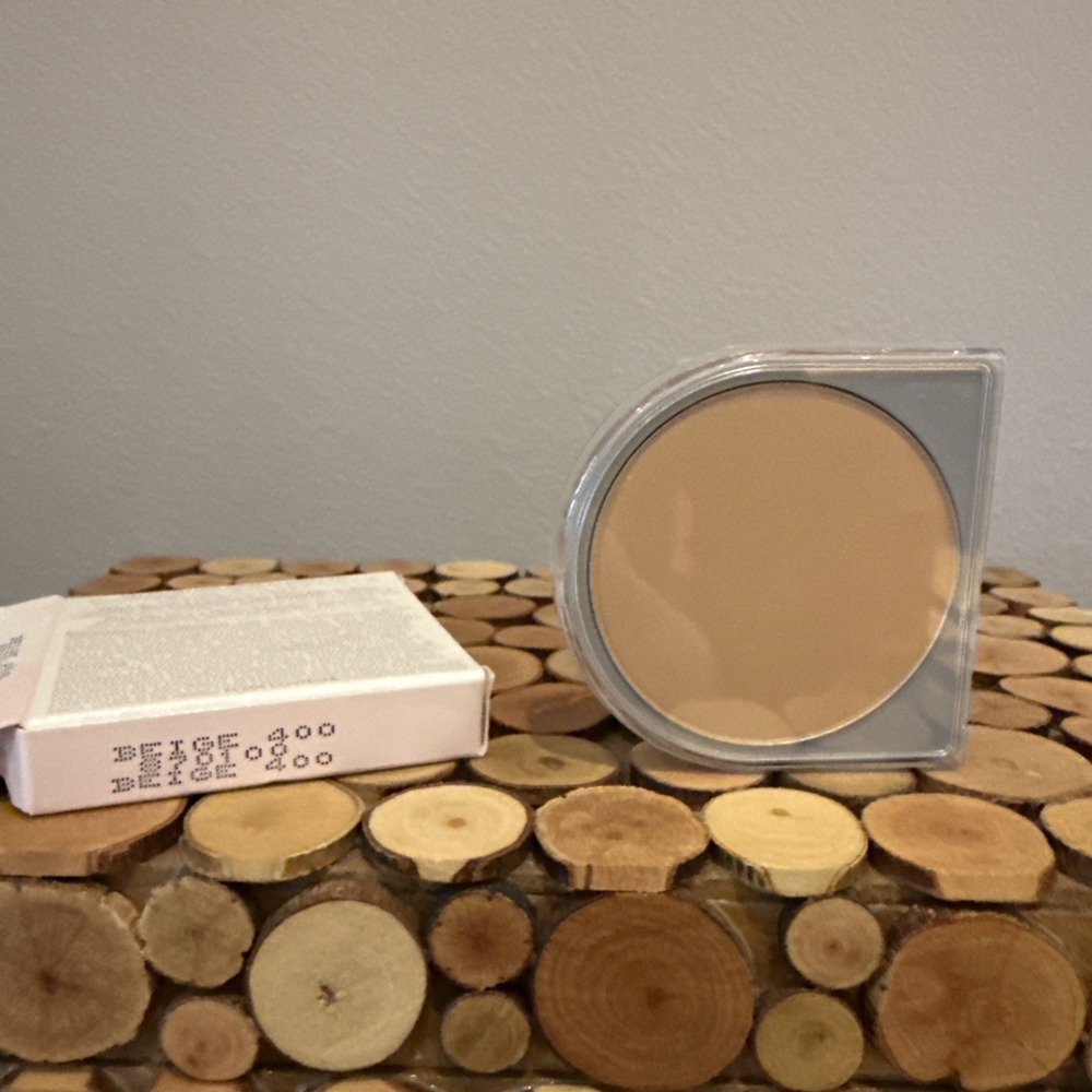 NOS Mary Kay Dual Coverage Beige 400 Powder Foundation Makeup .32 Oz
